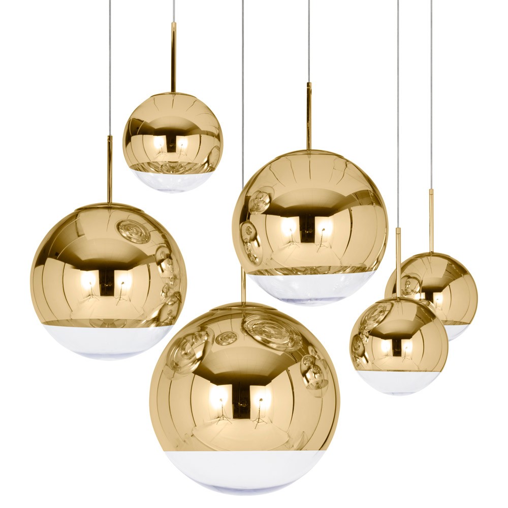 Mirror Ball gold подвесной светильник 
